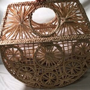 Good Hart Tan Woven Women's Bag new